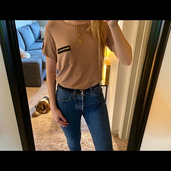 Tan Blouse - Picture 3 of 3